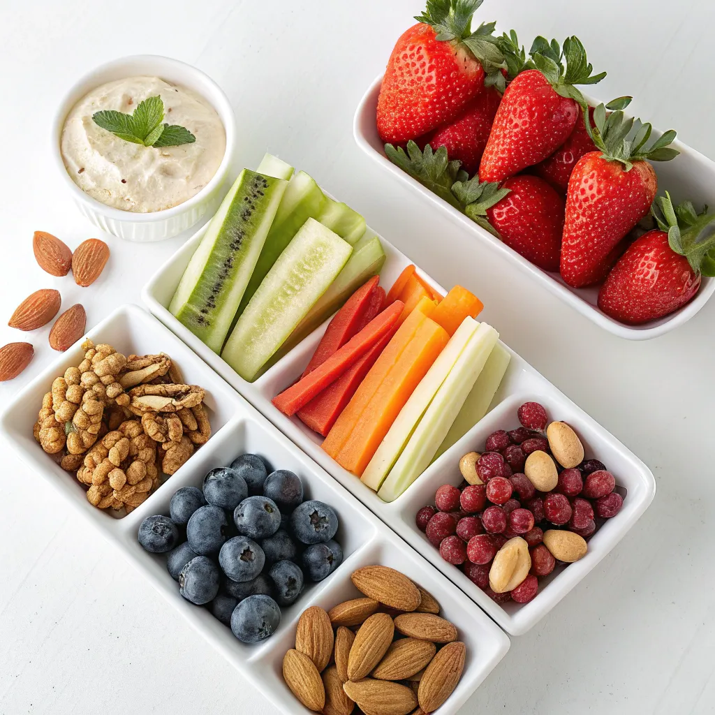 Healthy Snack Courses Display